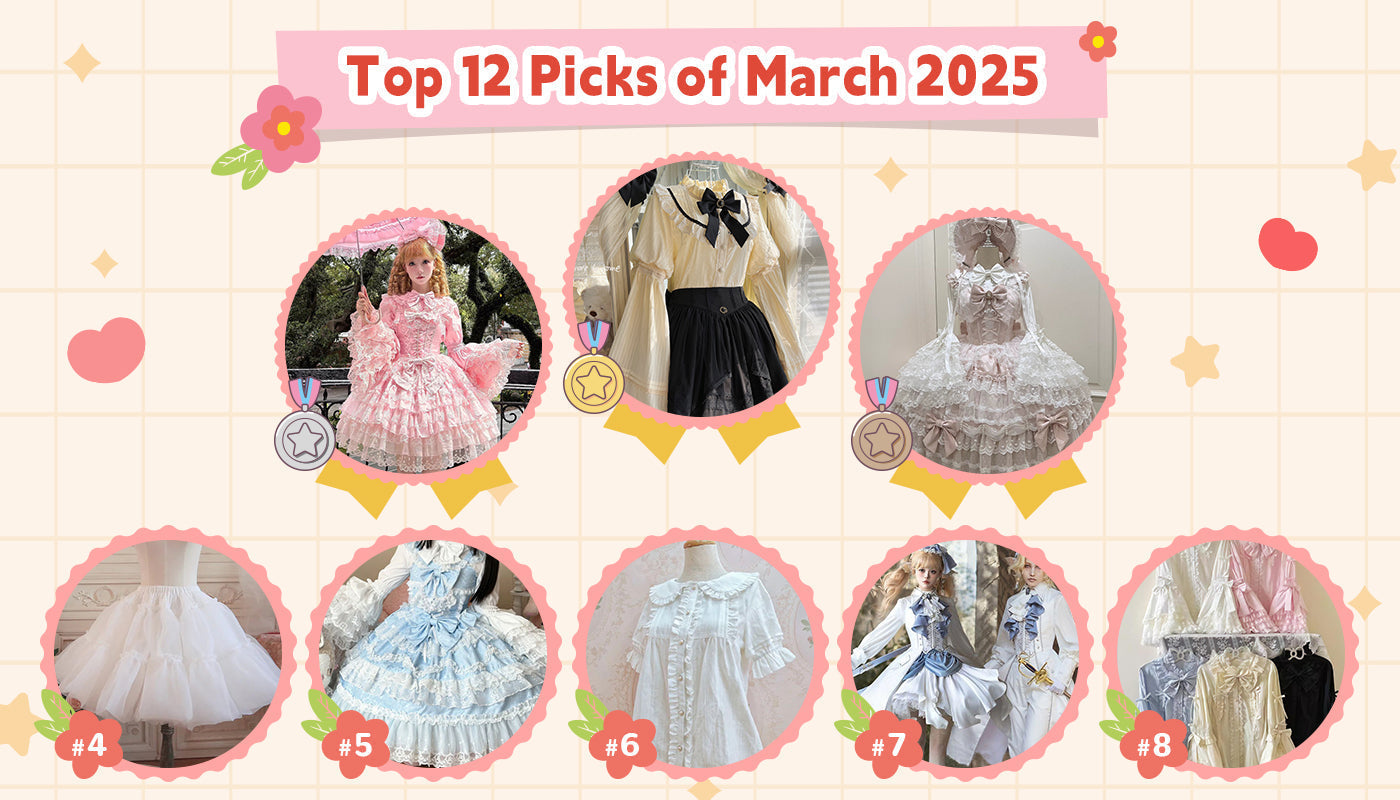 Top 12 Lolita & Ouji Picks of March 2025 from 42Lolita