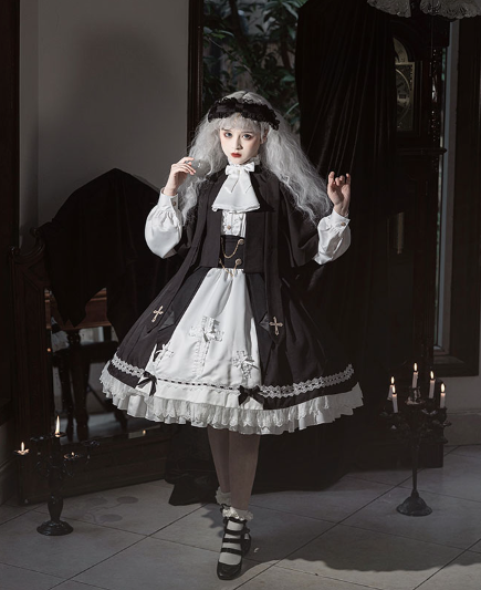 あ*か様 中華ロリィタ Evil Twin セットアップCastle Too ゴ Castle Too Evil Twins Ouji Lolita Vest, Pants, Petticoat