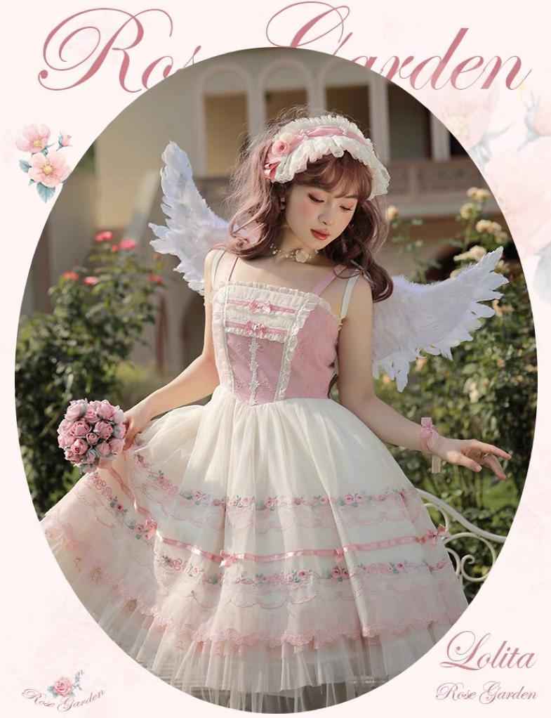 Mademoiselle Pearl - Rose Garden - Elegant Lolita Dress Bridal Floral Dress