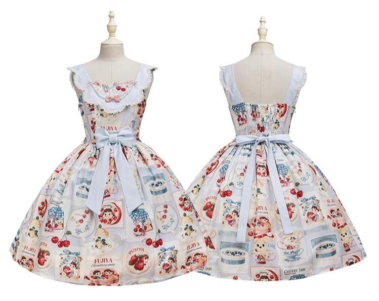 Summer Fairy - IP Collab Kawaii Lolita JSK Shirt Candy Box Hat