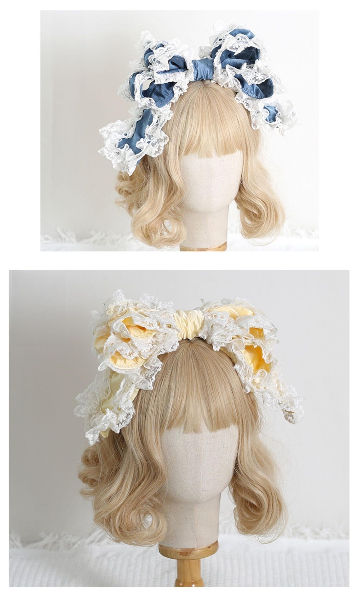 Xiaogui - Sweet Lolita KC with Large Lace Bow in Multiple Colors
