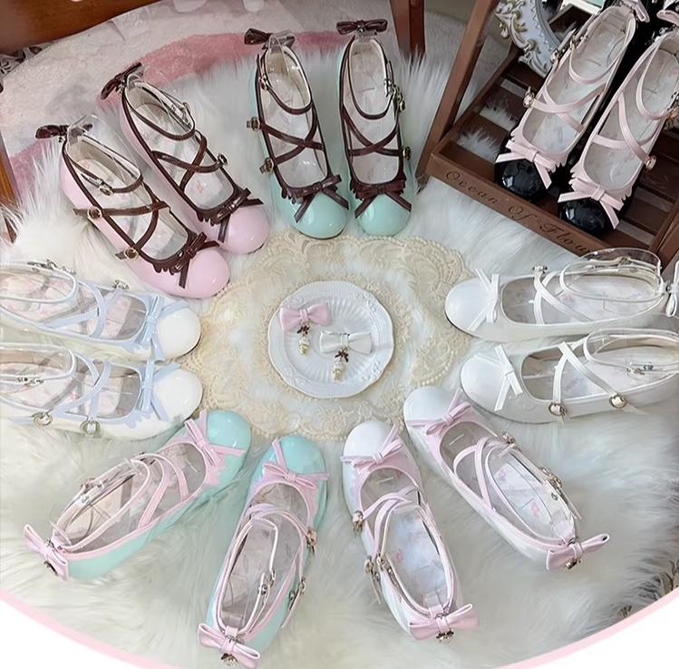 Lady Tea Party - Elegant Lolita Heel Shoes, Macaron Color 44576:815533