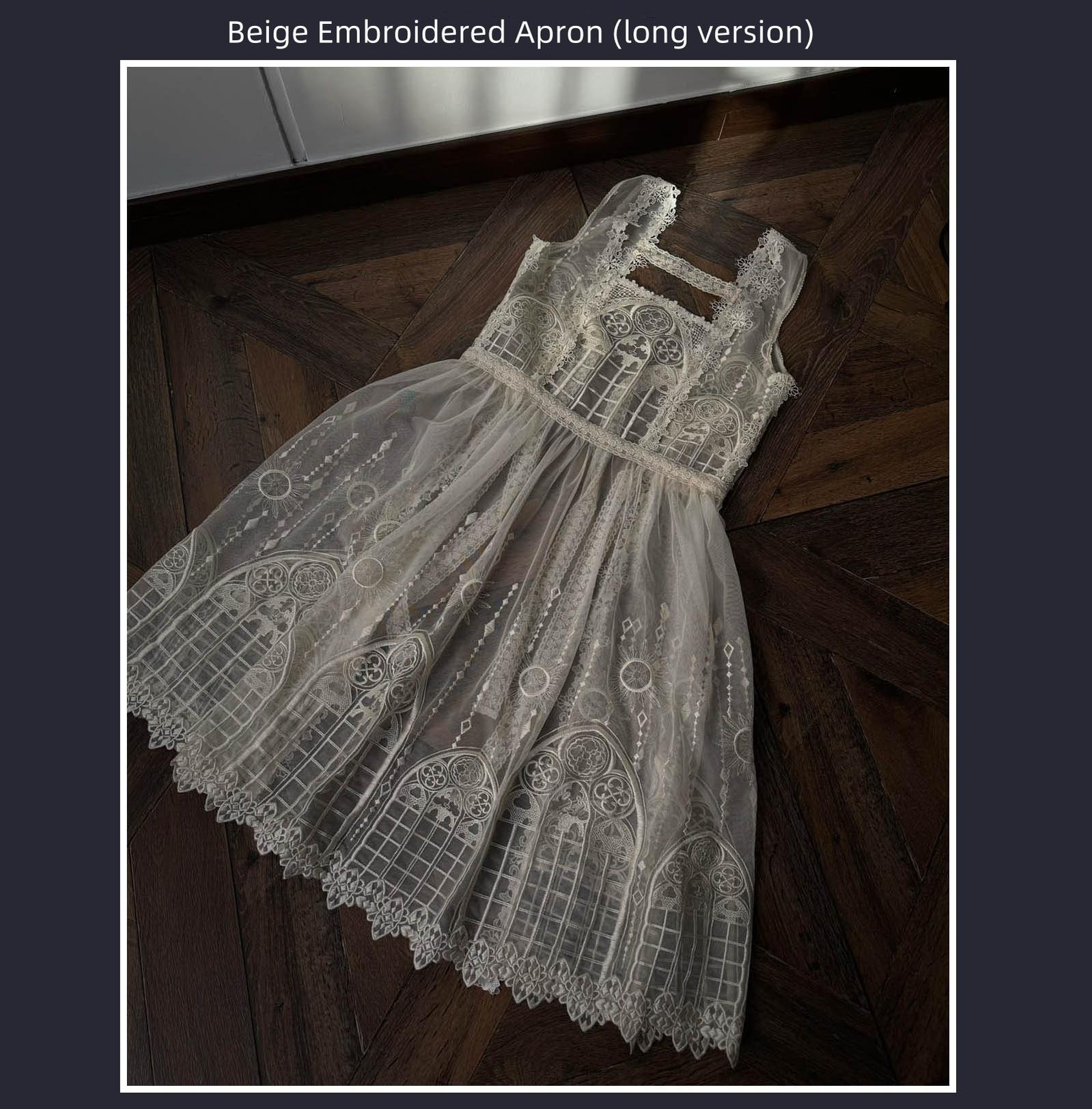 SUSIN - Night Traveler - Classic and Elegant Gothic Dress with Colorful Window Prints 39250:628582
