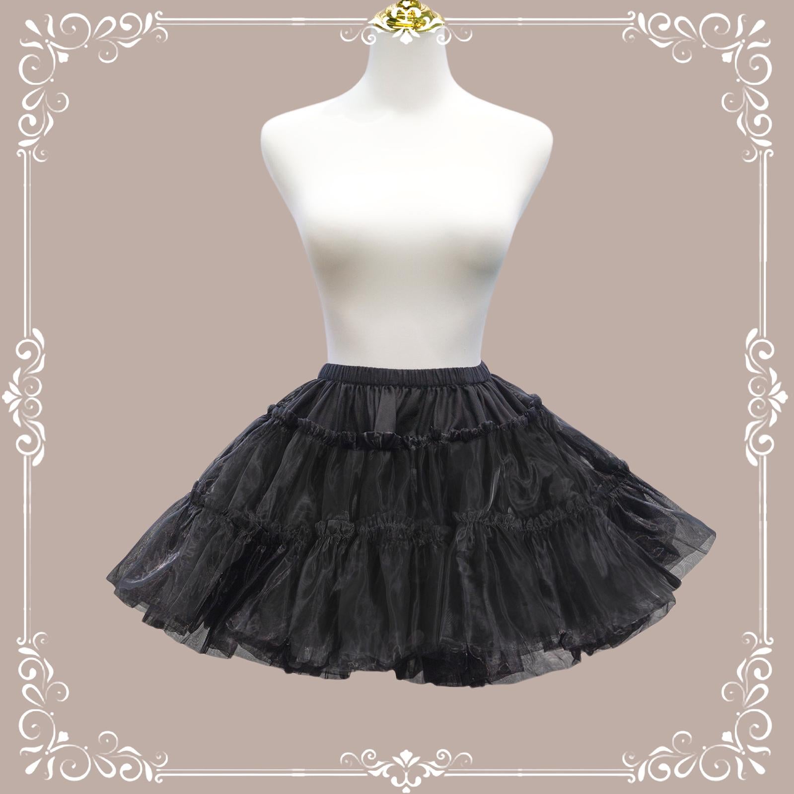 Aurora&Ariel - Short A Line Petticoat Collection | 13.8" (35 cm) Length, Mini to Extreme Puffy