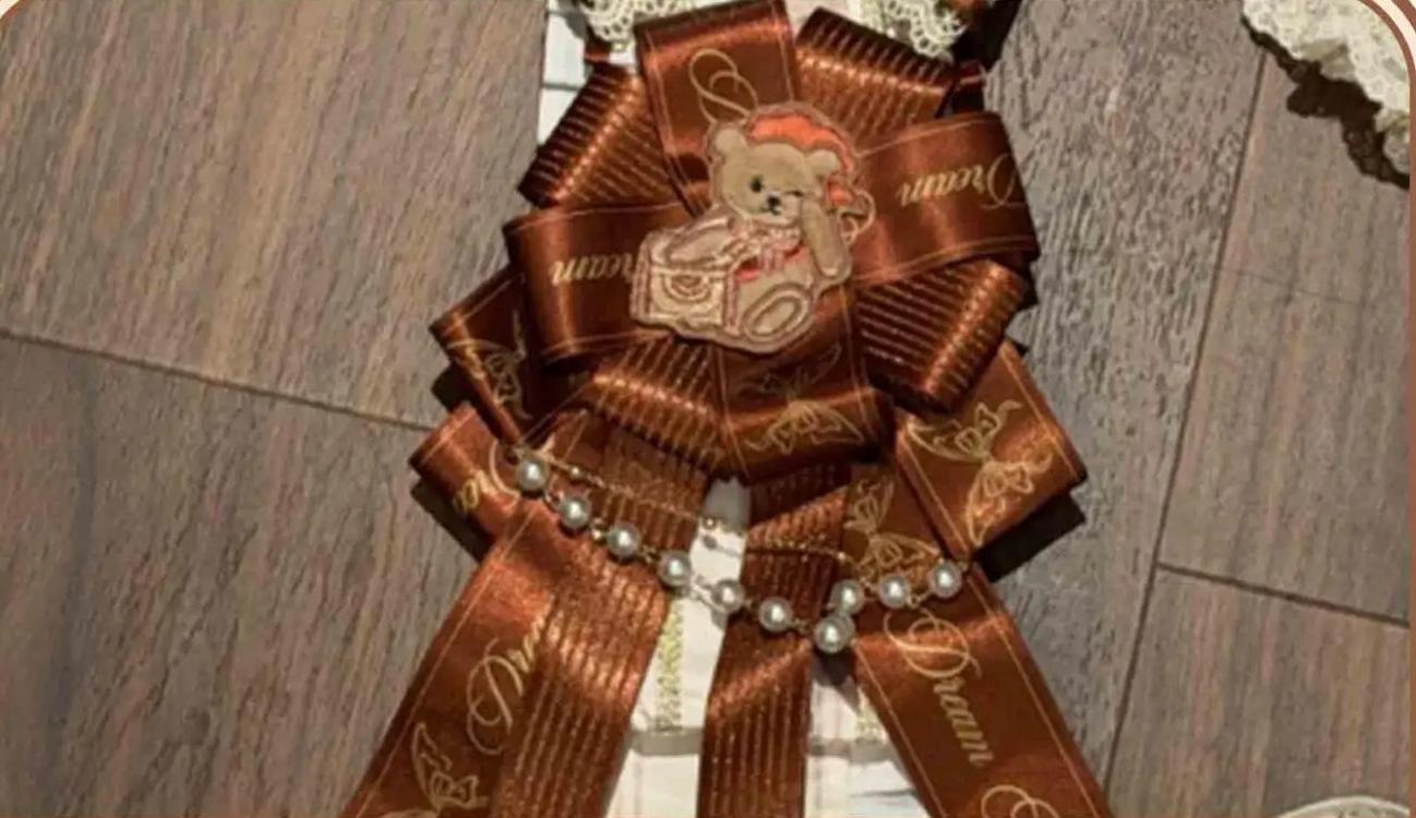 Little Bear Workshop - Sweet Lolita Headdress and Accessories Embroidered Badge Only One Size