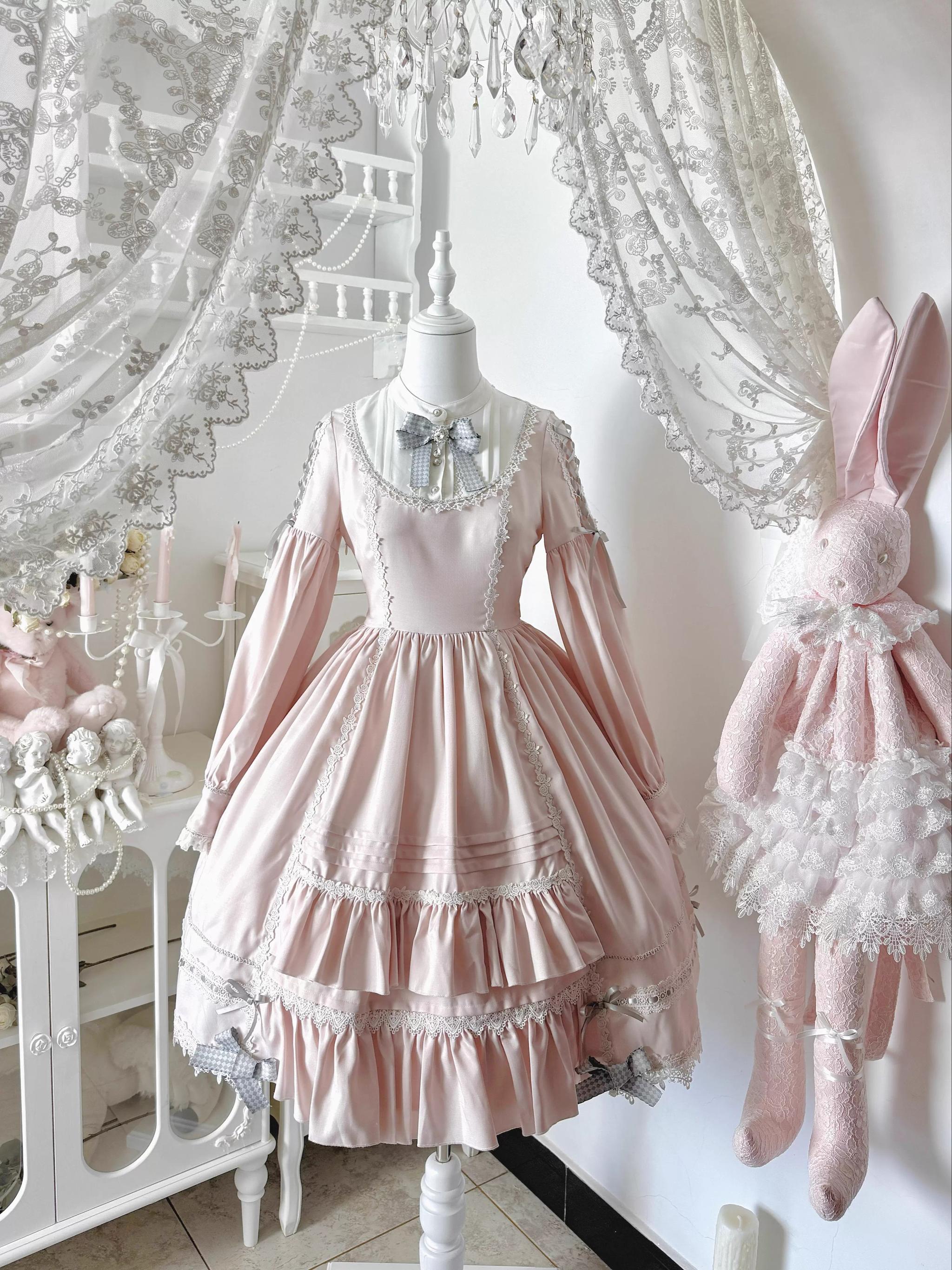 Ningyo Night - Old School Lolita OP Dress, Peter Pan Collar Cape (L M S XL) 44635:816670