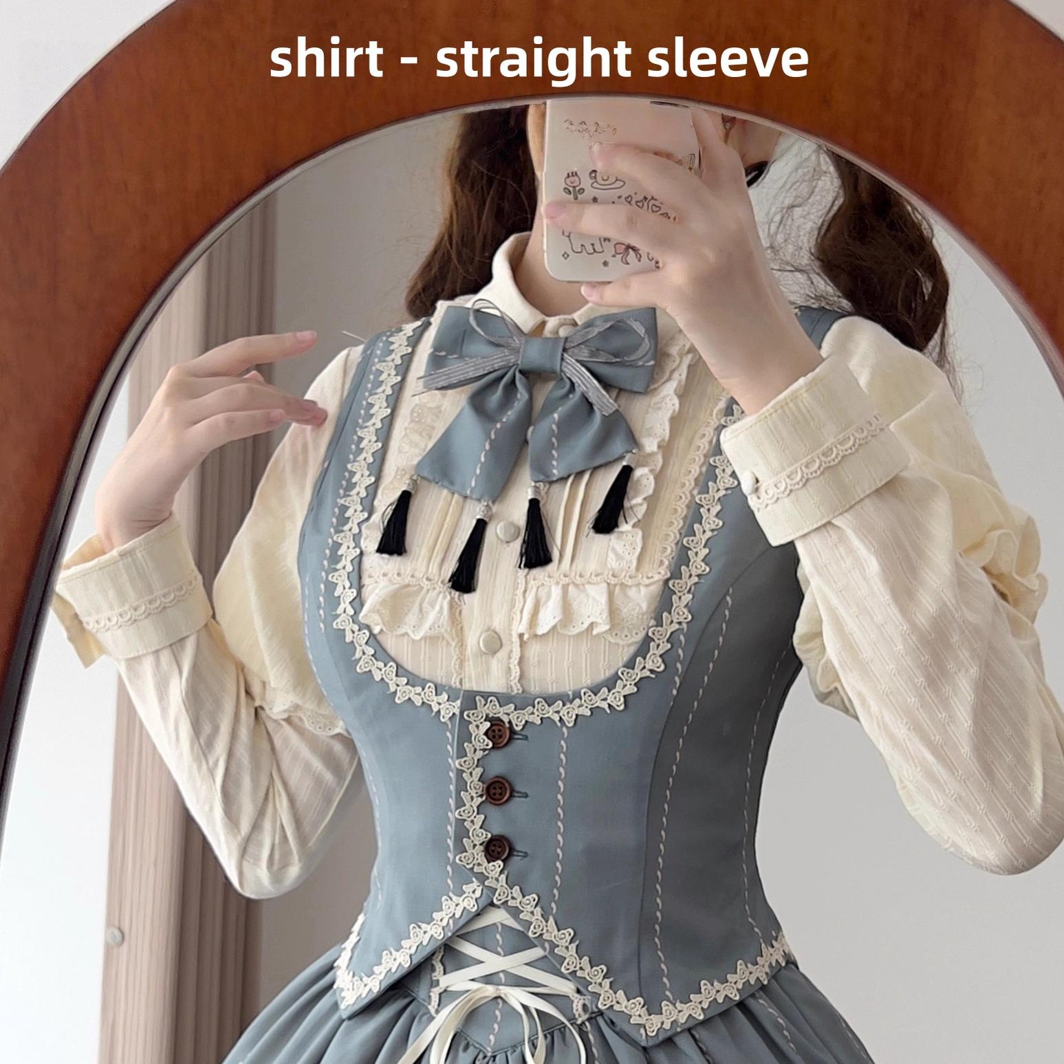 Uncle's Workshop - Secret Key - Classic Lolita Dress Suit, Key Print (L M S) 43925:791037