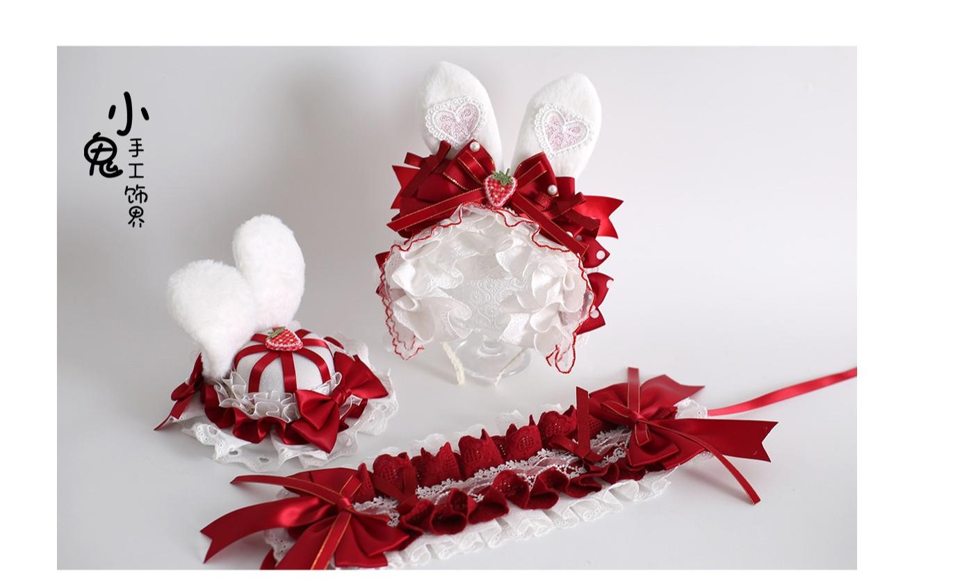 Xiaogui - Sweet Lolita Headdress, Shapeable Bunny Ear 44179:797860