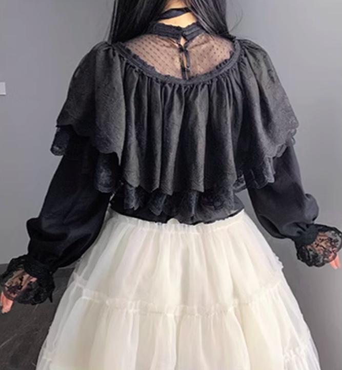 With PUJI~Love Poem~Classic Lolita Shawl 3-Color Versatile Spring Innerwear 34750:492316