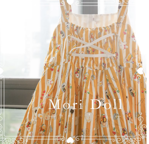Mori Doll~Daily Lolita Colorful Patterns JSK Multicolors 20548:290052