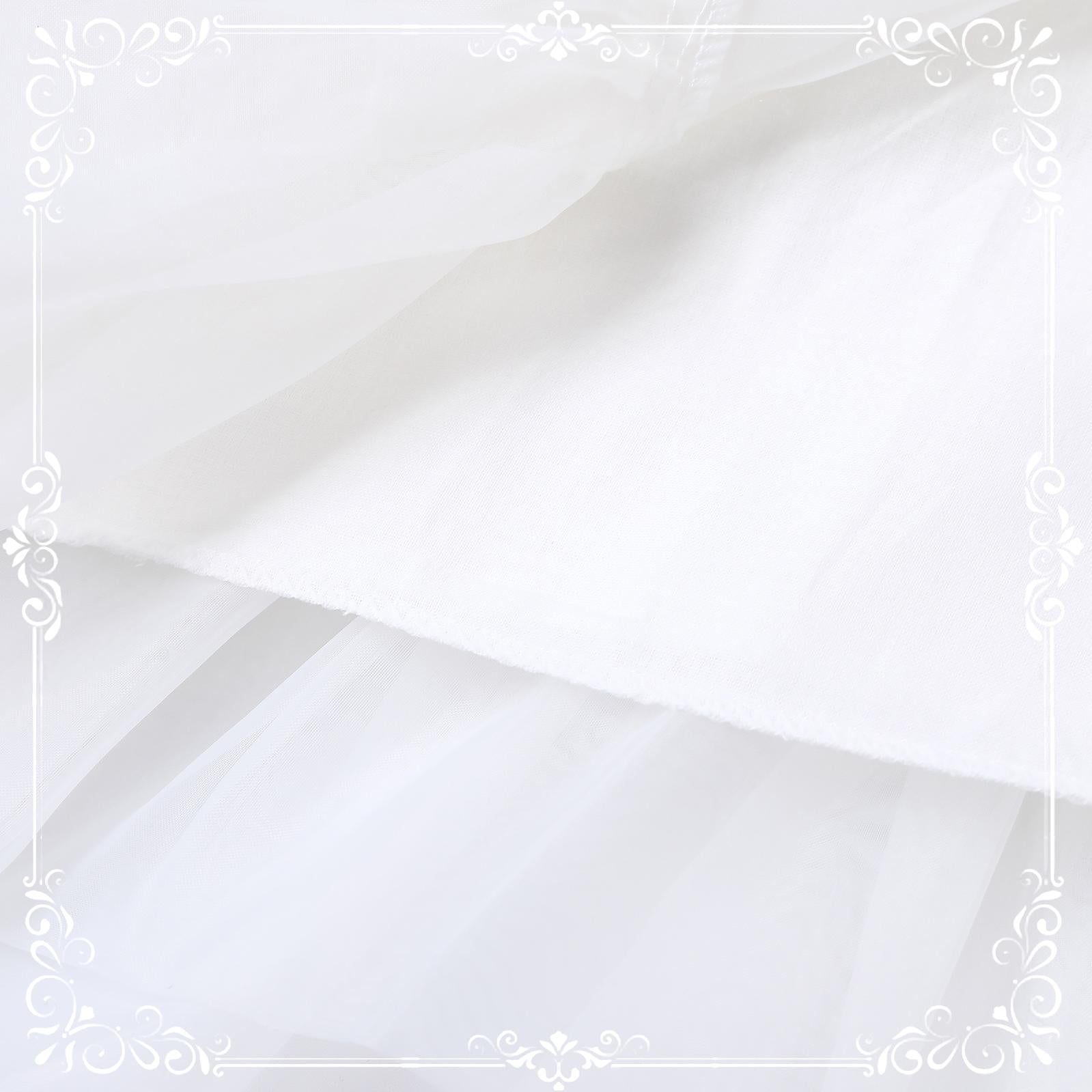 Aurora&Ariel - Extreme Puffy A-line Lolita Petticoat | 18" (45cm) Length, Cotton Lining