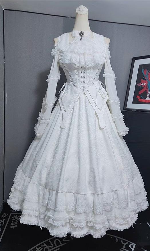 (BFM)MILU ORIG~Herbarium~Gothic Lolita Skirt Set Vest Blouse Multicolors 33392:417094