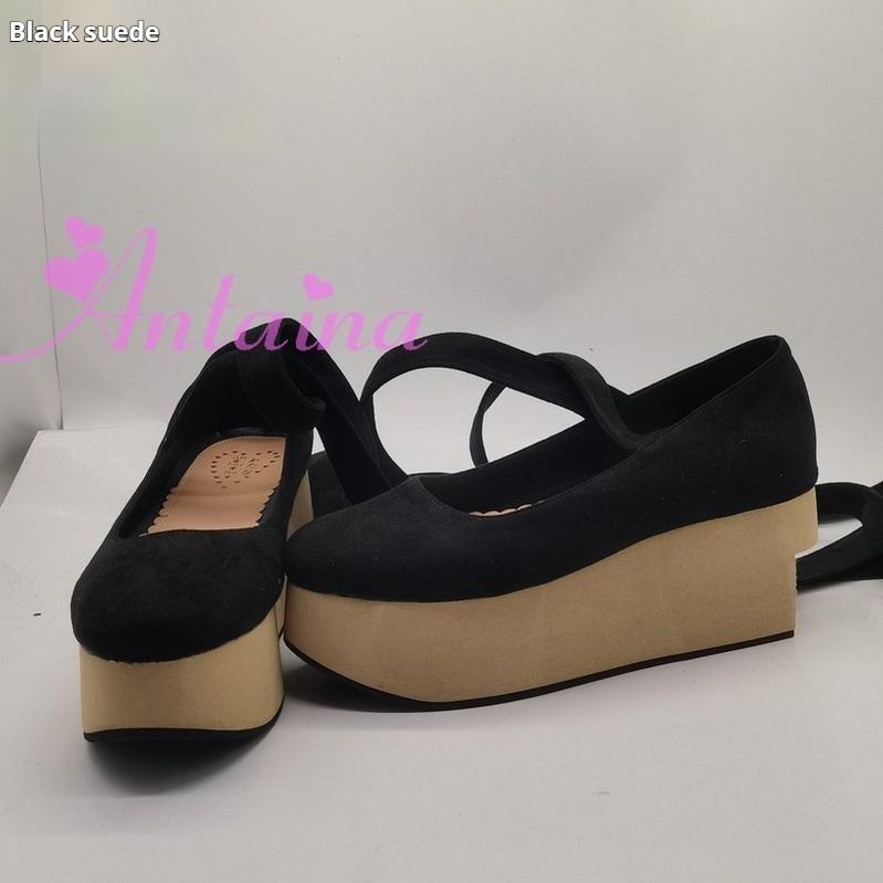 Antaina~Wedding Lolita Platform Shoes Bridal Shoes Multicolor (34 35 36 37 38 39 40 41 42 43 44 45 46 47 48 49) 38922:605390