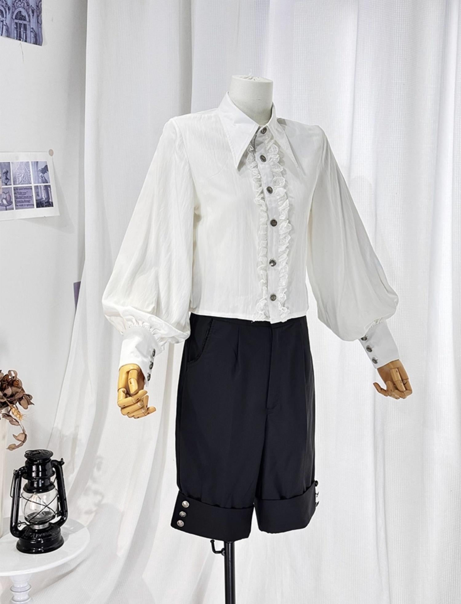 CastleToo - Black Tea Concerto - Ouji Lolita Outfit, Long Vest & Jacket 44022:792496