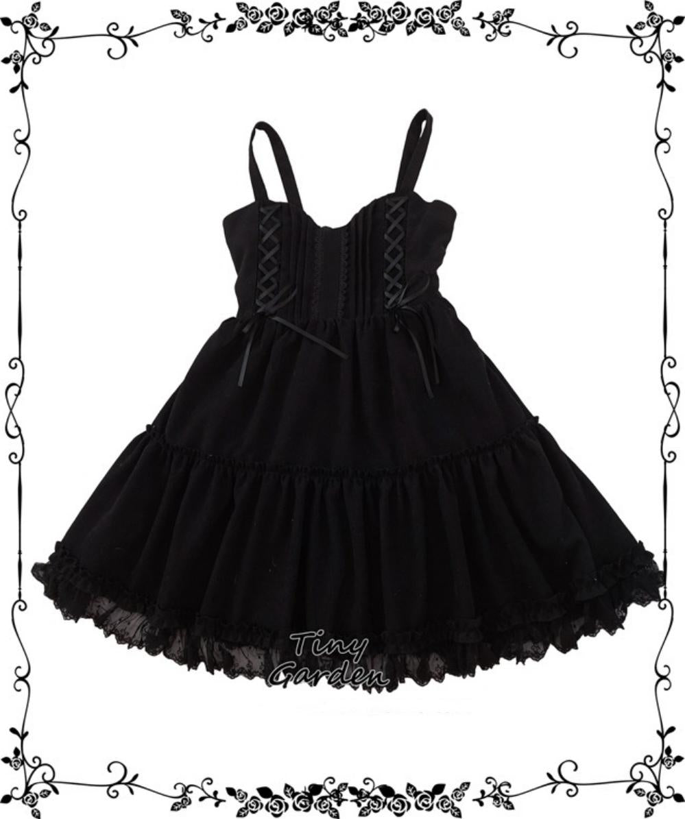 Tiny garden - Garden Waltz 1.0 Burgundy Autumn Winter Lolita JSK