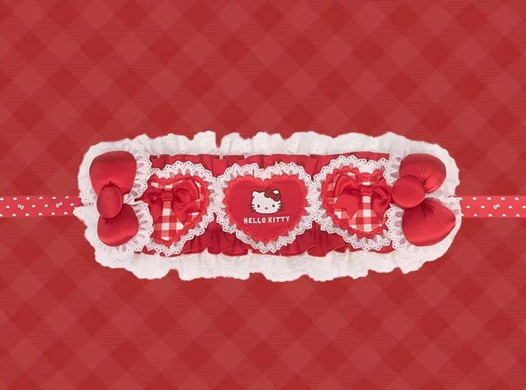 IP Collaboration Sweet Lolita OP Dress, Kitty Details (L M S XL XS) 44790:821693