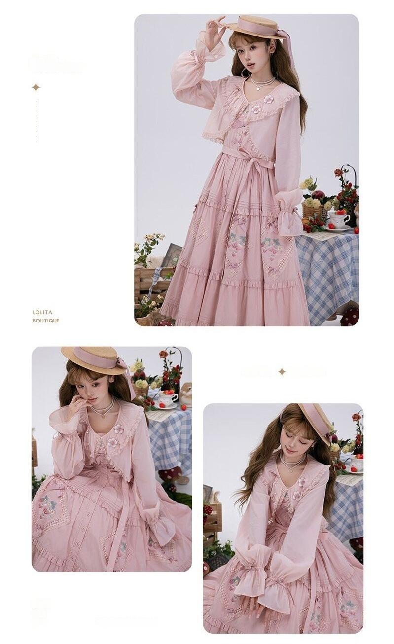 NyaNya - Four Seasons - UPF50+ Daily Lolita Light Cardigan With Embroidered Floral