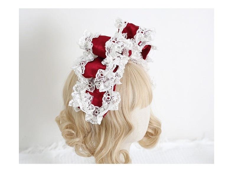 Xiaogui - Sweet Lolita KC with Large Lace Bow in Multiple Colors