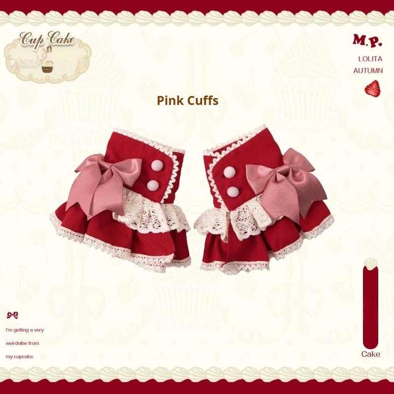 Mademoiselle Pearl - Cup Cake - Sweet Lolita OP Dress Kawaii Lolita JSK SK (L M S XL XS) 40370:658564