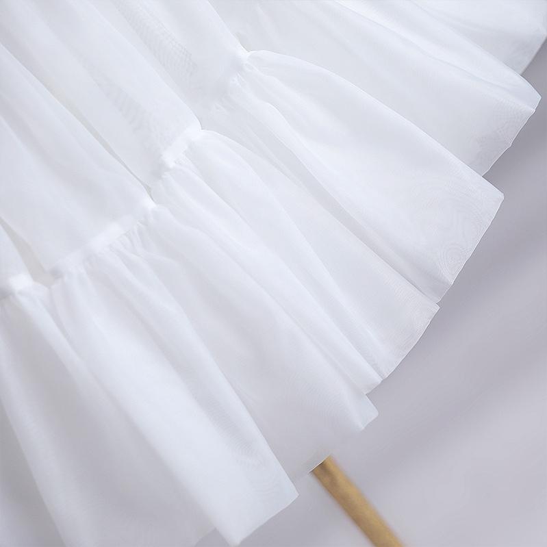 Noloria by 42Lolita - High-Volume White Puffy Lolita Petticoat, 17.7" (45 CM), Cotton Lining