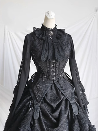 (BFM)MILU ORIG~Herbarium~Gothic Lolita Skirt Set Vest Blouse Multicolors (L M S) 33392:417152