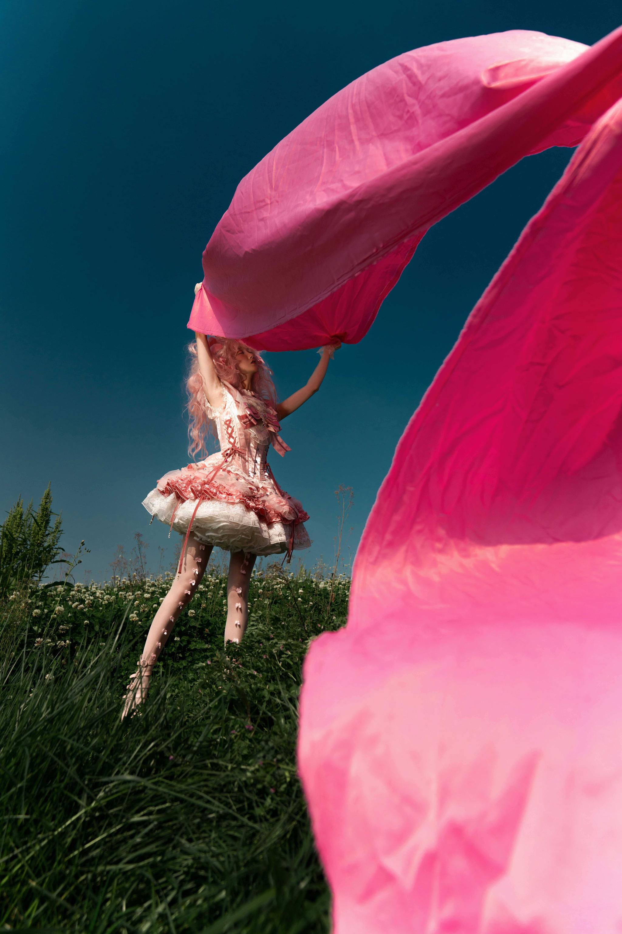 Dream Nuclear Island - Dream Nuclear Bubbles - Pink Sweet Lolita Corset & Tiered SK