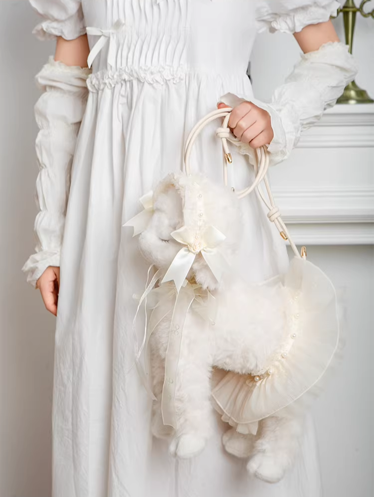 Plush Kawaii Lolita Bag, Lamb Shaped