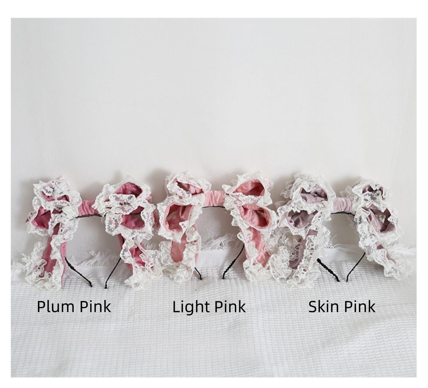 Xiaogui - Sweet Lolita KC with Large Lace Bow in Multiple Colors