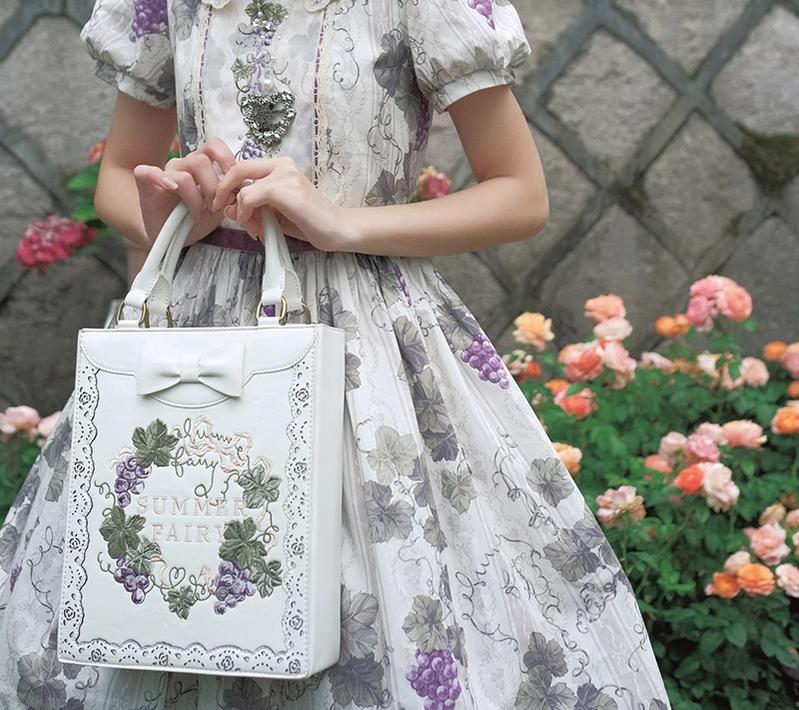Momo - Loire Vineyard - Country Lolita Heels Shoes PU Handbag