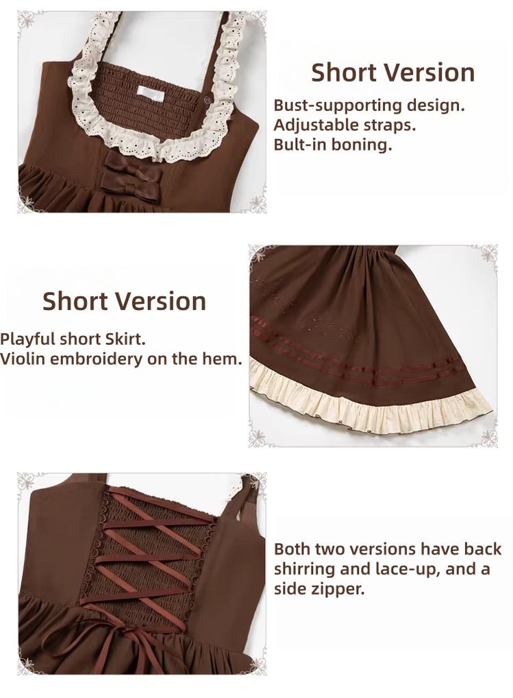 Oak Melody - Classic Lolita JSK, Bust Supporting Dress