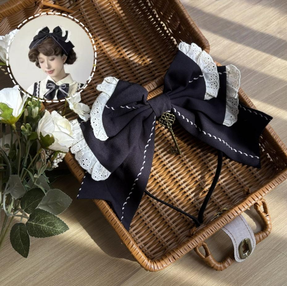 Uncle's Workshop - Secret Key - Classic Lolita Dress Suit, Key Print (L M S) 43925:791126