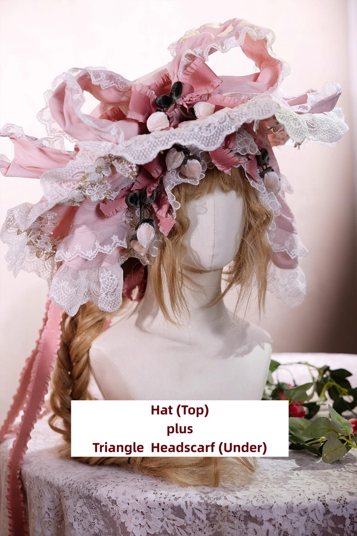 Bramble Rose - Starryberry Eden - Hime-sleeved Sweet Lolita Dress, Strawberry Embroidery (L M S) 44262:801302