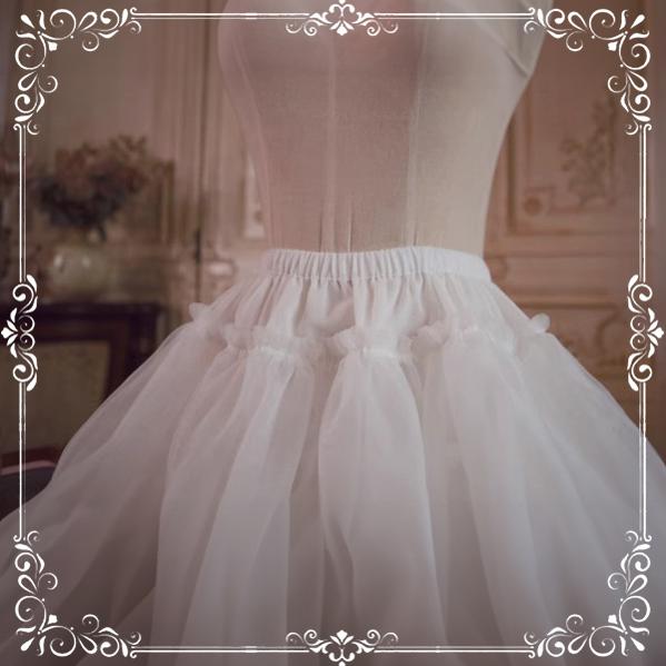 Aurora&Ariel -Dailywear A-Line Lolita Petticoat | 18" (45cm), Cotton Lining