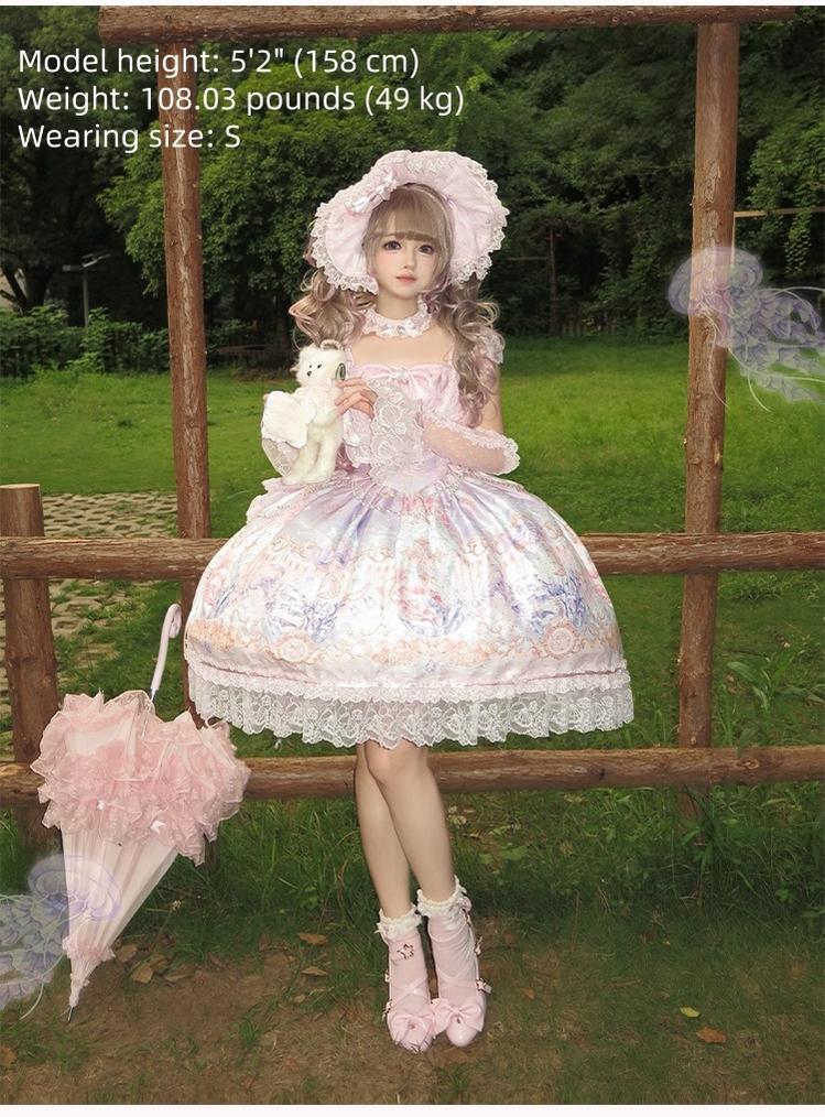 Mengfuzi - The Sea of Dreams - Halter Neck Sweet Lolita JSK Dress