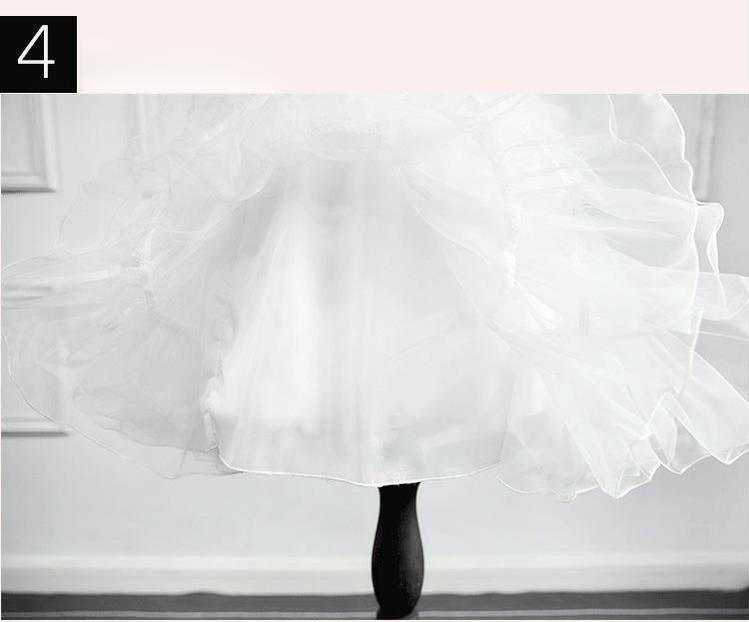 Plus Size 25.6" (65 cm) Puffy Lolita Petticoat, Stiff Tulle