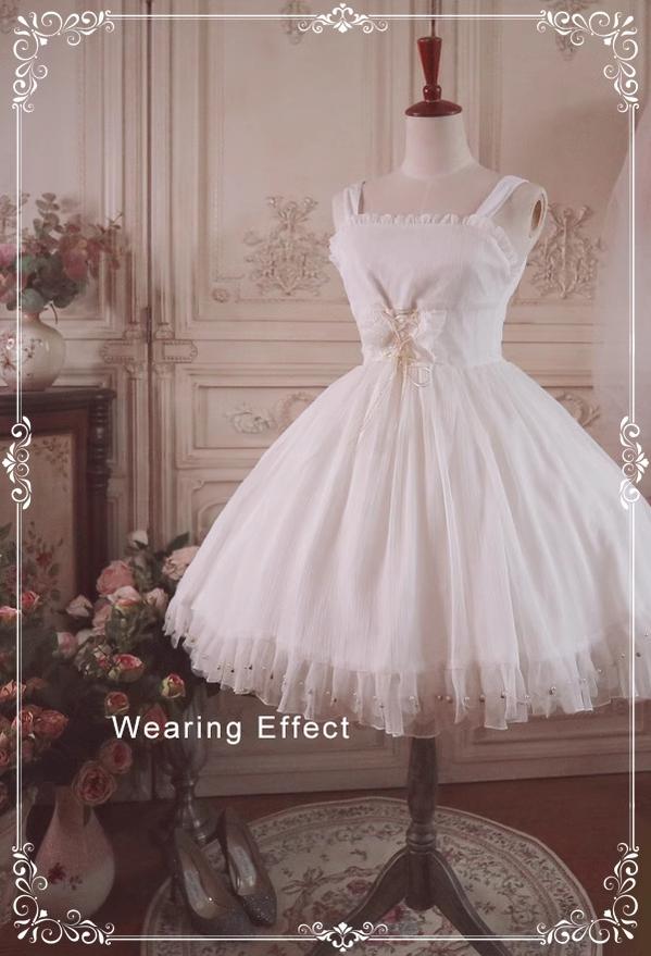 Aurora&Ariel - Super Puffy A-Line Lolita Petticoat | 18" (45cm) Length, Cotton Lining