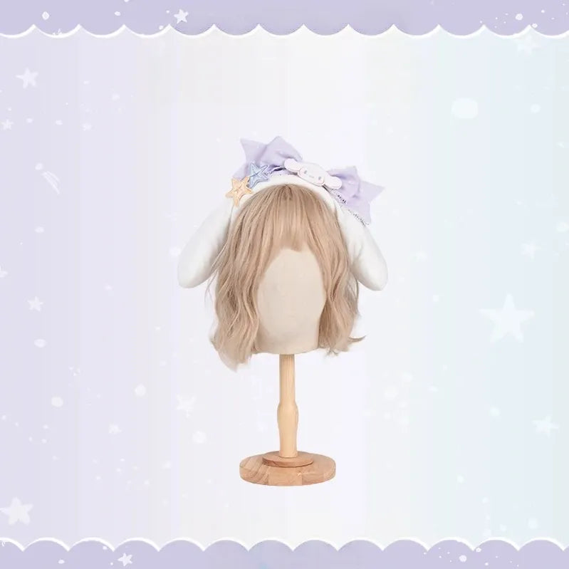 Cinnamoroll Ocean Fantasy - IP Collab Sweet Lolita Tiered JSK & OP Dress, Cinnamoroll Print (L M S XL XS) 45995:871846