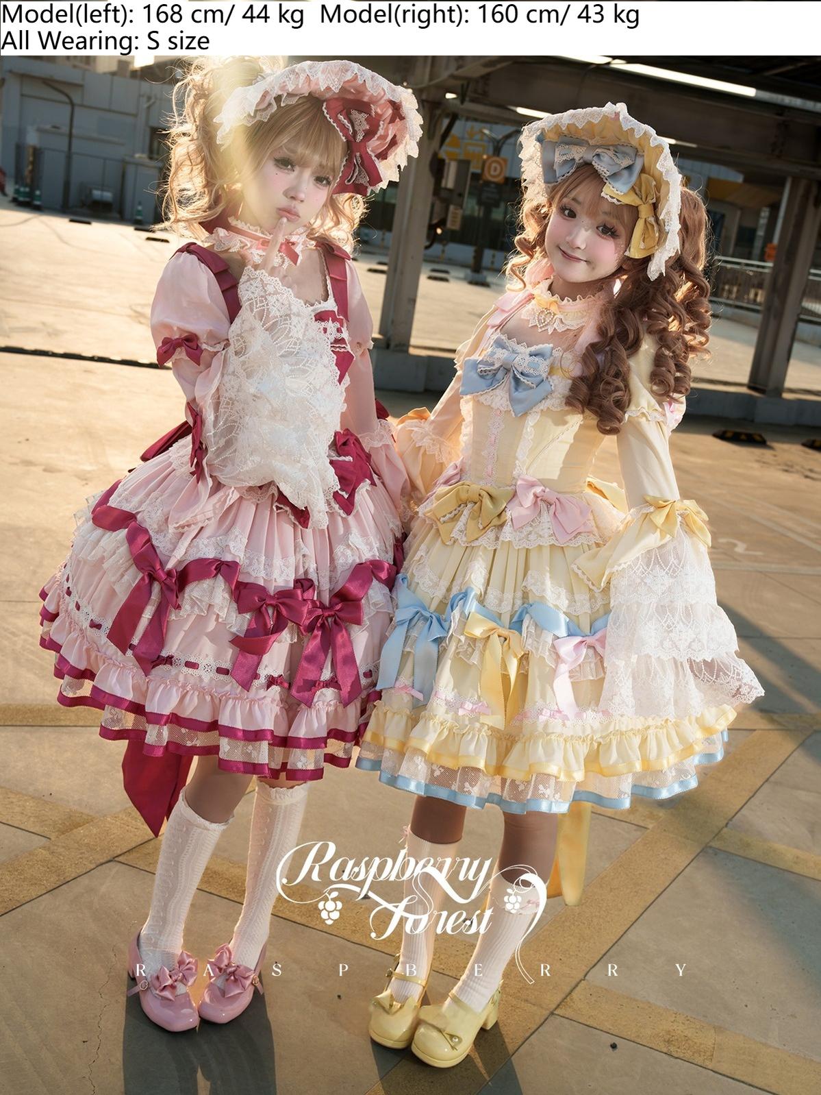Mewroco - Berry Forest - Sweet Lolita Short-sleeved OP Dress and Matching Accessory 42596:748511
