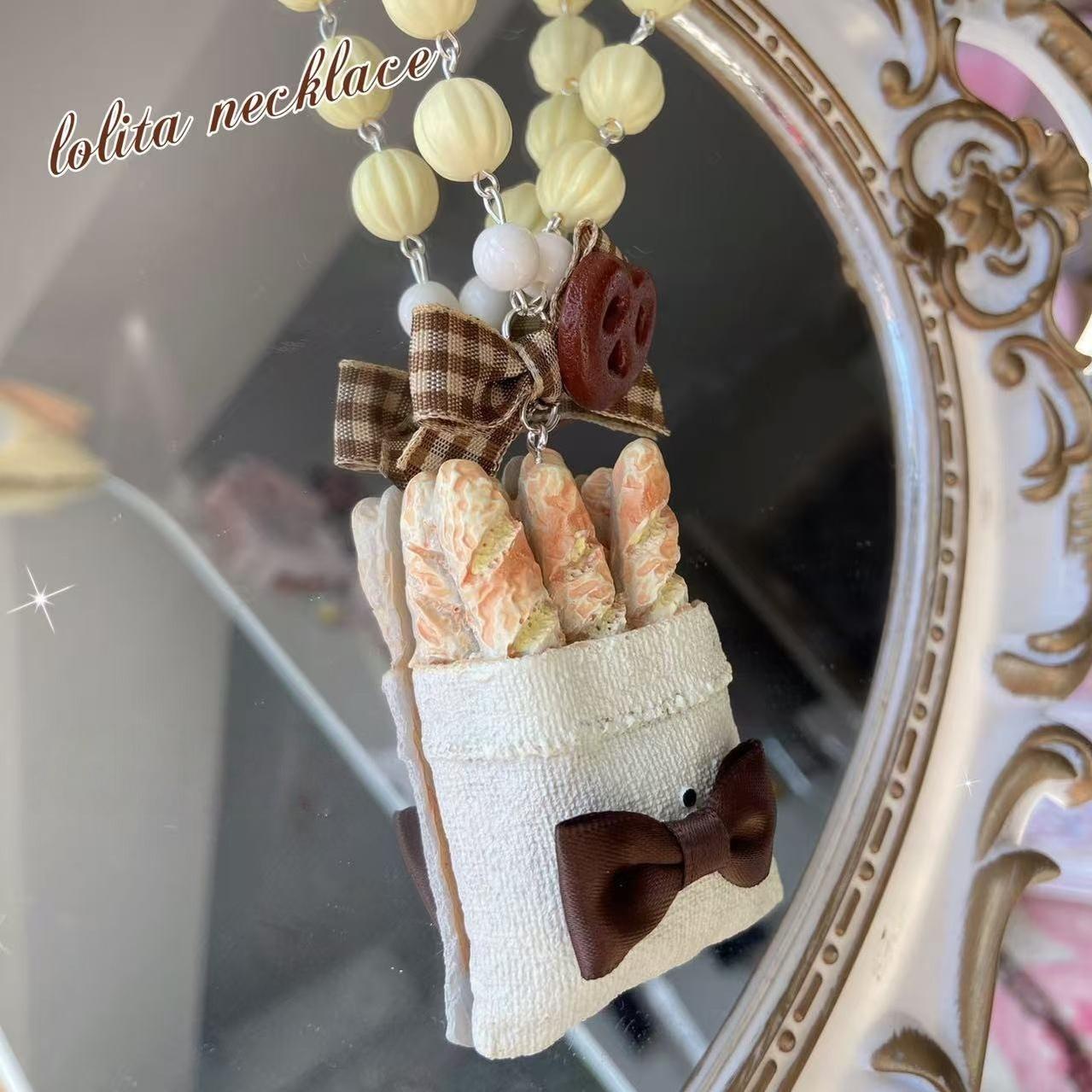 Bear doll - Kawaii Handmade Resin Lolita Necklace