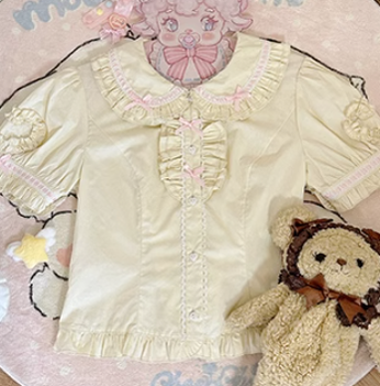 Mewroco - Little Frosty - Kawaii Lolita Summer Blouse Multicolors