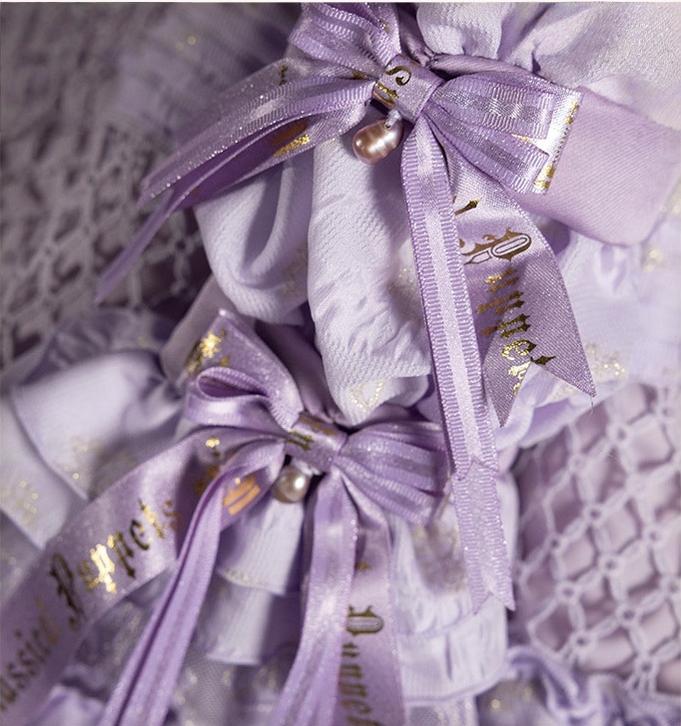 Forvever Purple - Purple Classic Lolita OP, Boning Corset 44357:806179