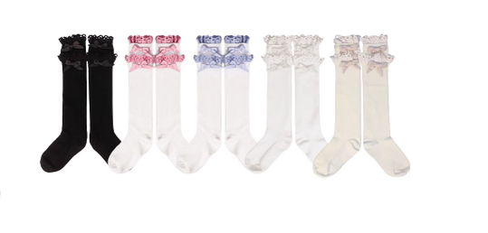 Choker Rabbit - Tabby Cat - Kawaii Lolita Accessory Cat Ear Headband Accessories a pair of short socks black