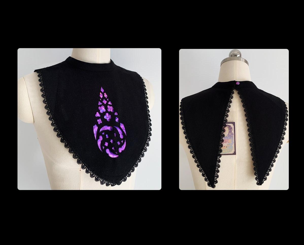Stellar Orbit Cathedral - Gothic Lolita Hime Sleeve Blouse & Corset & Mamian Skirt Set 45901:867485