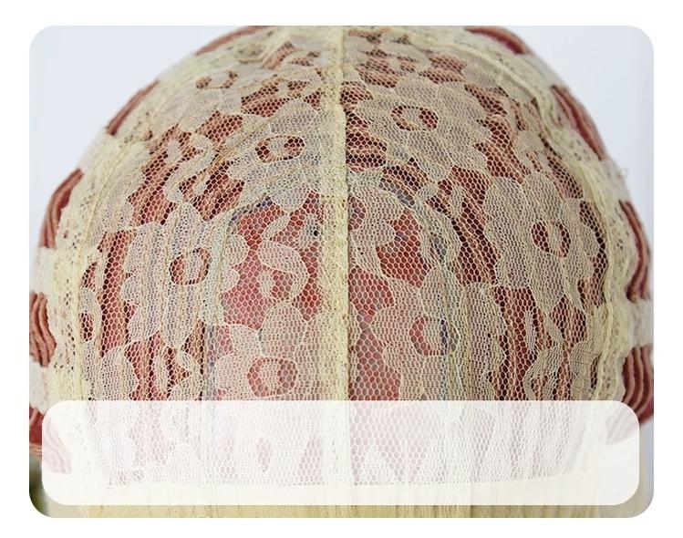 Flaxen Golden Brown Elegant Lolita Wig, Detachable Ponytails 46087:874321