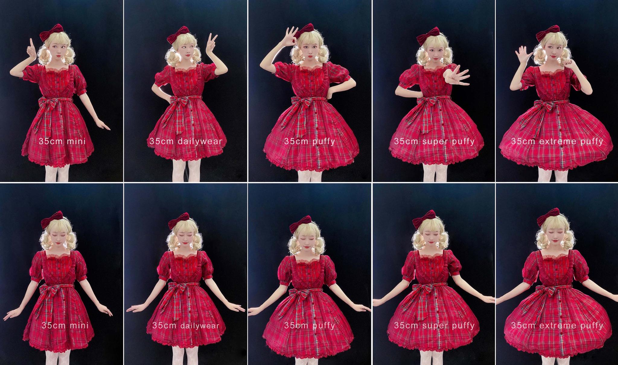 Aurora&Ariel - Short A Line Petticoat Collection | 13.8" (35 cm) Length, Mini to Extreme Puffy