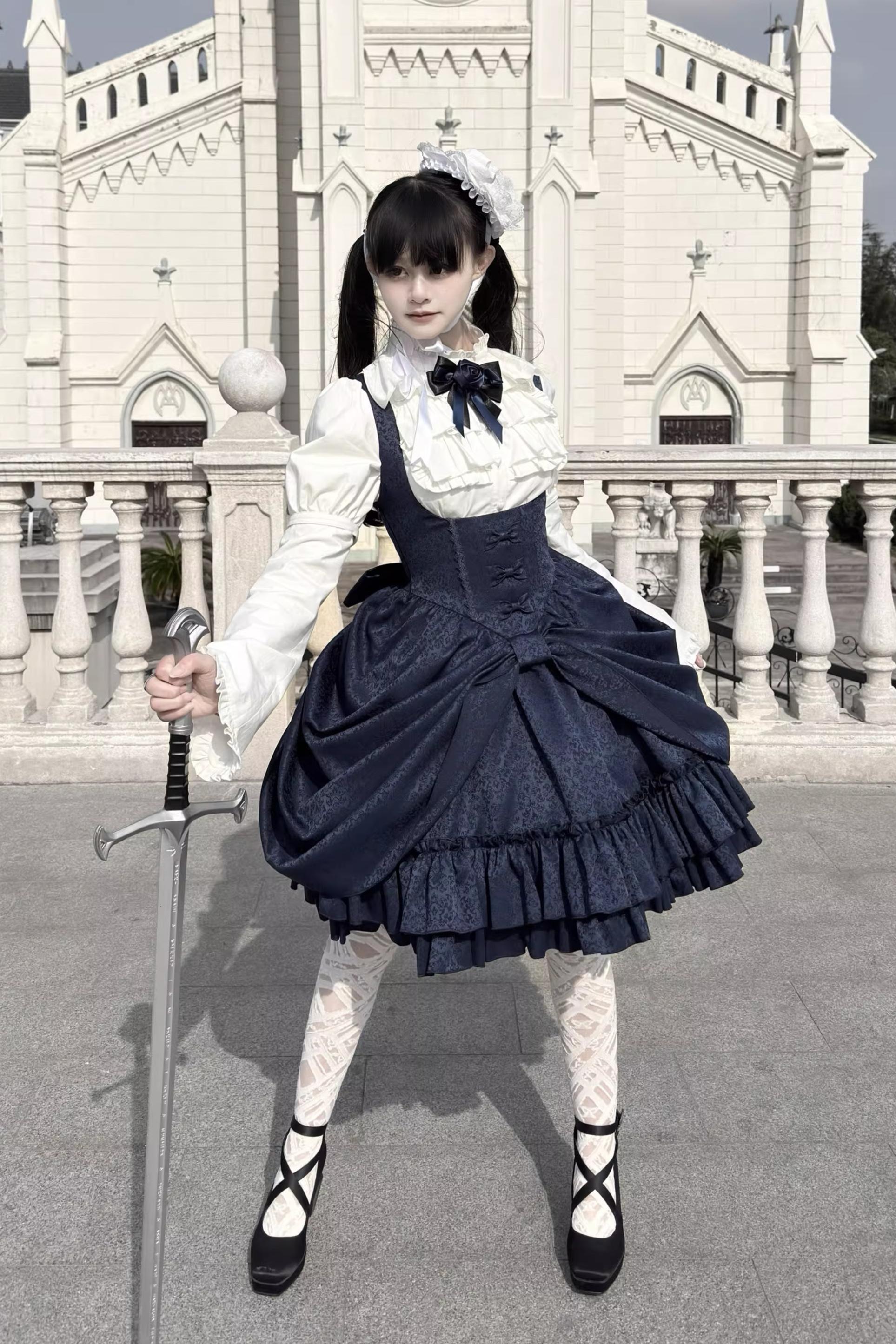 Perfume Bottle - Gothic Lolita Corset JSK Dress, Bust-Supporting 45080:834208