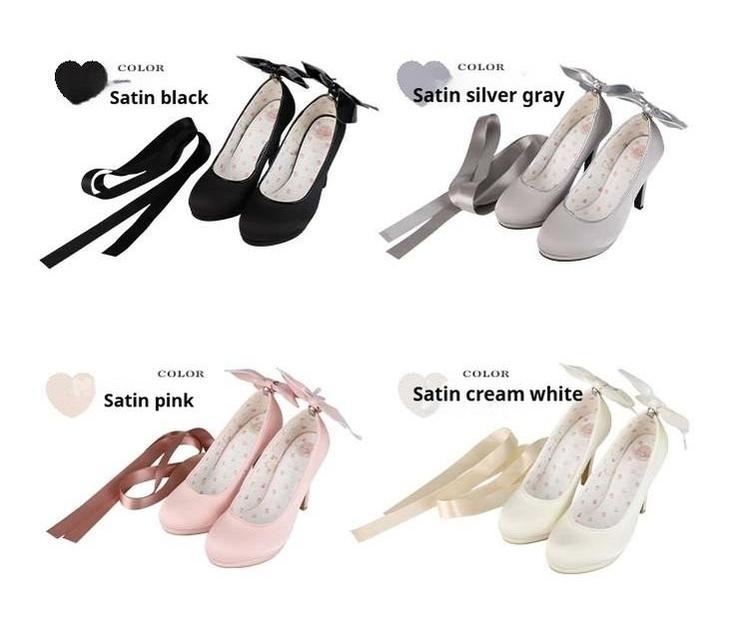 Pure Tea For Dream~Butterfly Specimen~Ballet Style Lolita Shoes Elegant Platform Lolita Heels 40134:650432