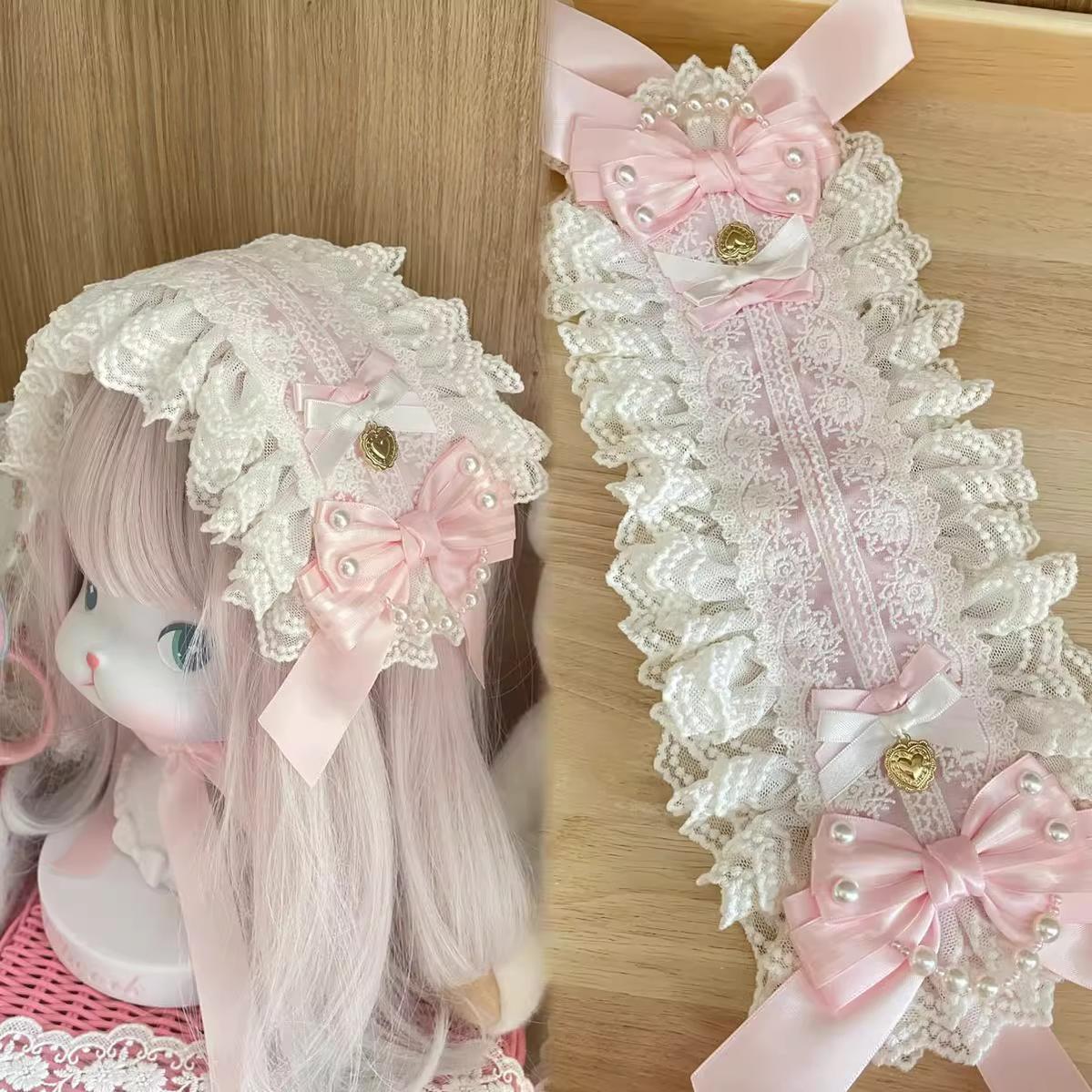 Shao Handmade - Sweet Lolita Handmade Lace Hairband 44060:793937