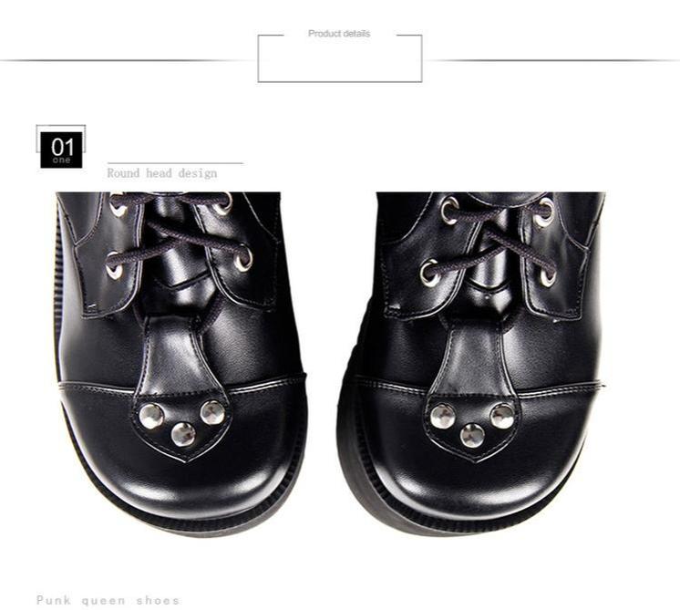 Angelic imprint - Customized Gothic Lolita Shoes Punk Boots 20CM Platform