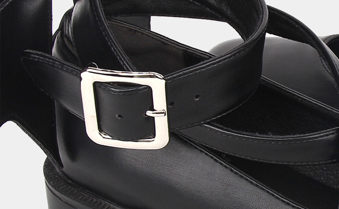 Angelic Imprint - Punk Lolita Black Platform Shoes